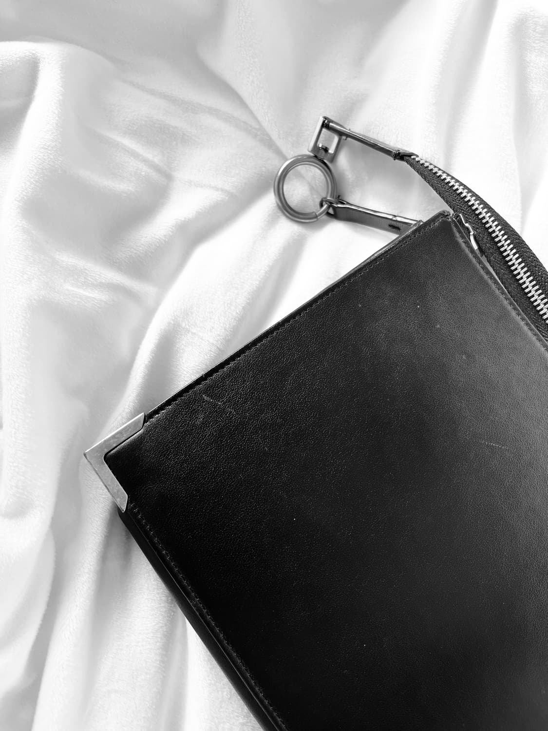 마르지엘라 레더 클러치 숄더백(블랙) 상품이미지10