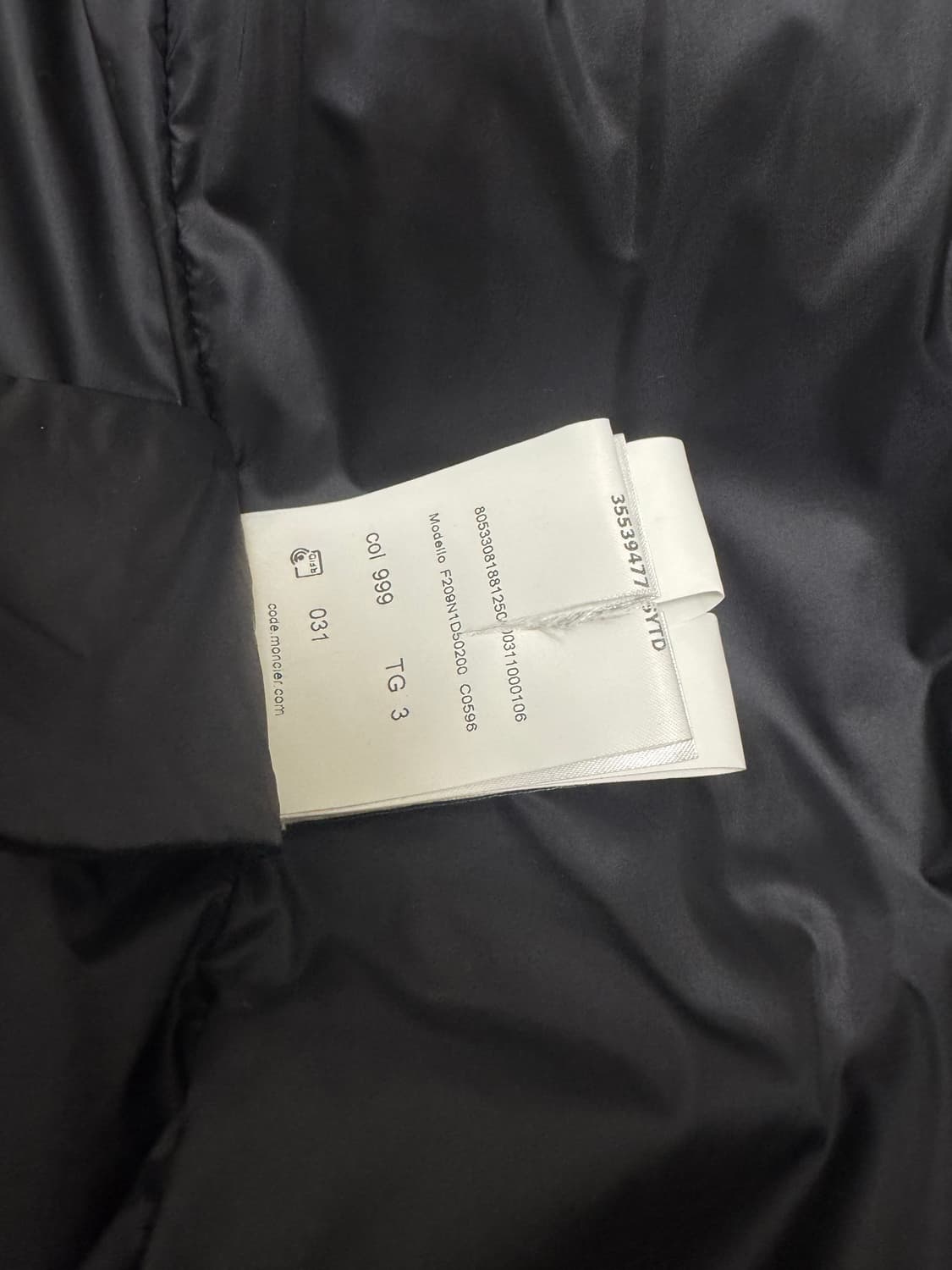 새상품 릭오웬스 몽클레어 쉘 다운 자켓 3 상품이미지8