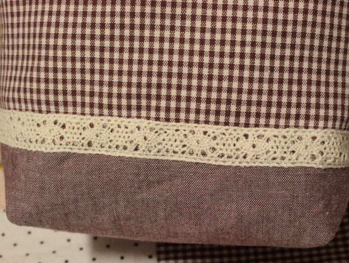 핸드메이드 패치워크 파우치 겸 패브릭 바구니 상품이미지4