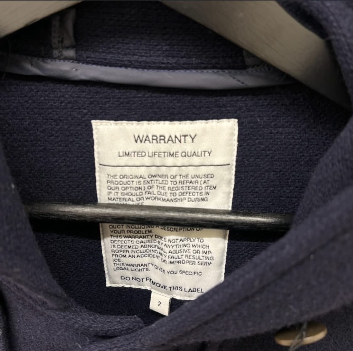 언유즈드 더플 코트 상품이미지3