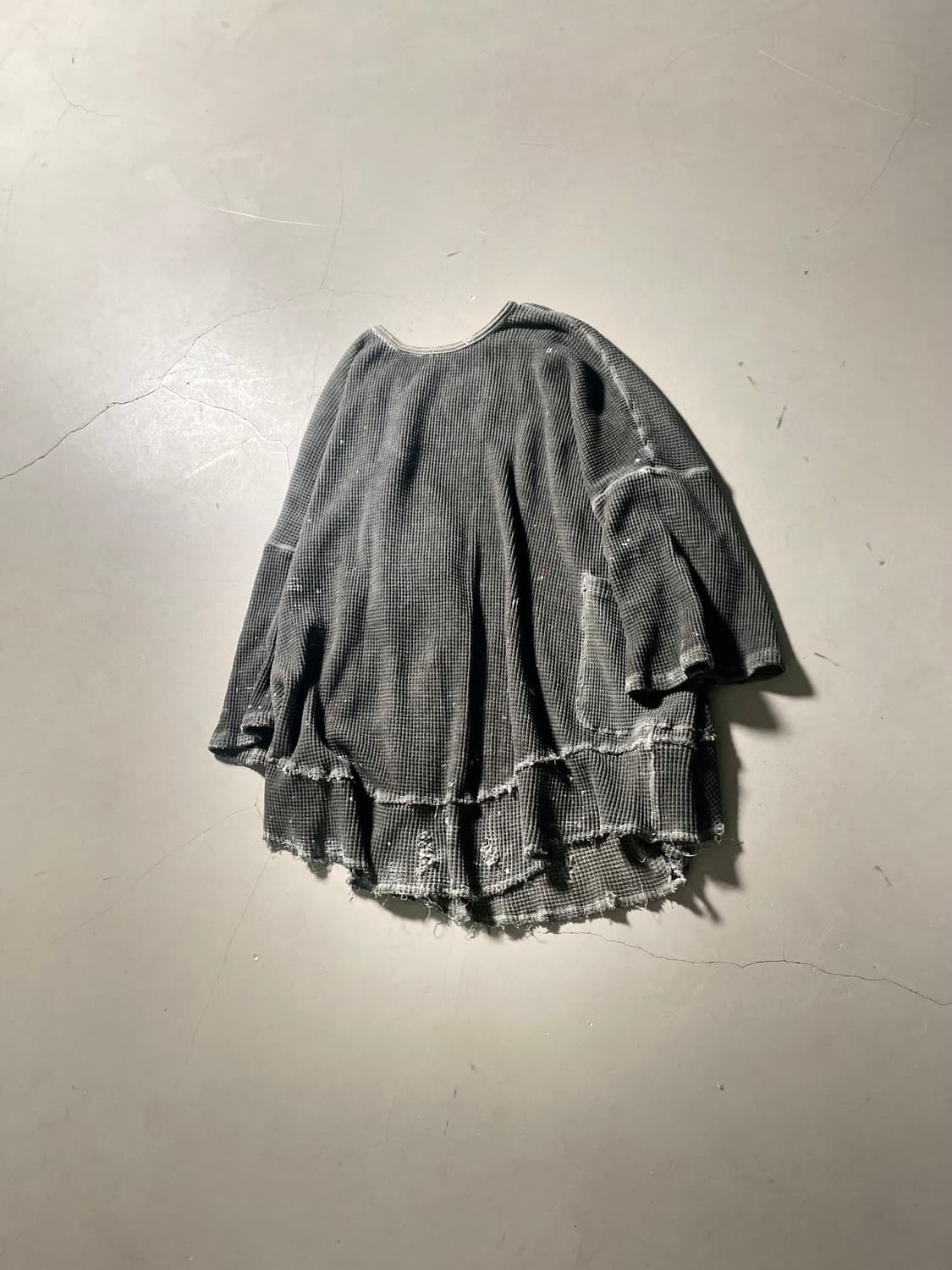 KZ Atelier Dyeing Waffle Damage T-shirt 상품이미지1