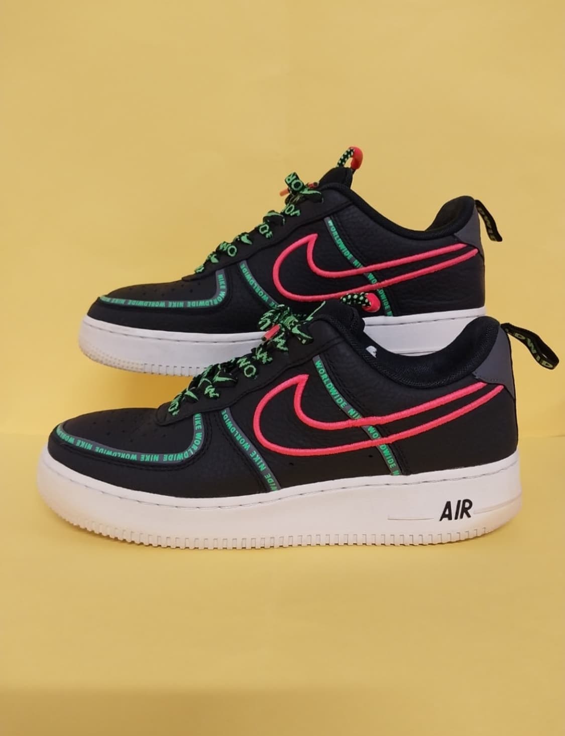 남성 나이키 에어포스1 로우 07 월드와이드 프리미엄 운동화 (255) 상품이미지1