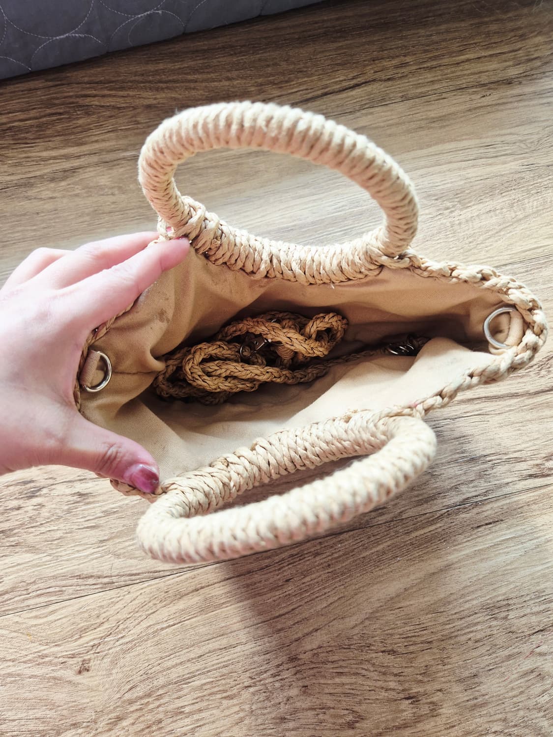 라탄 토트백 상품이미지3