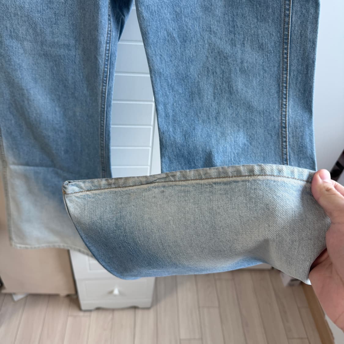 웨이비니스 슬로프 플레어 데님 진 3 상품이미지2