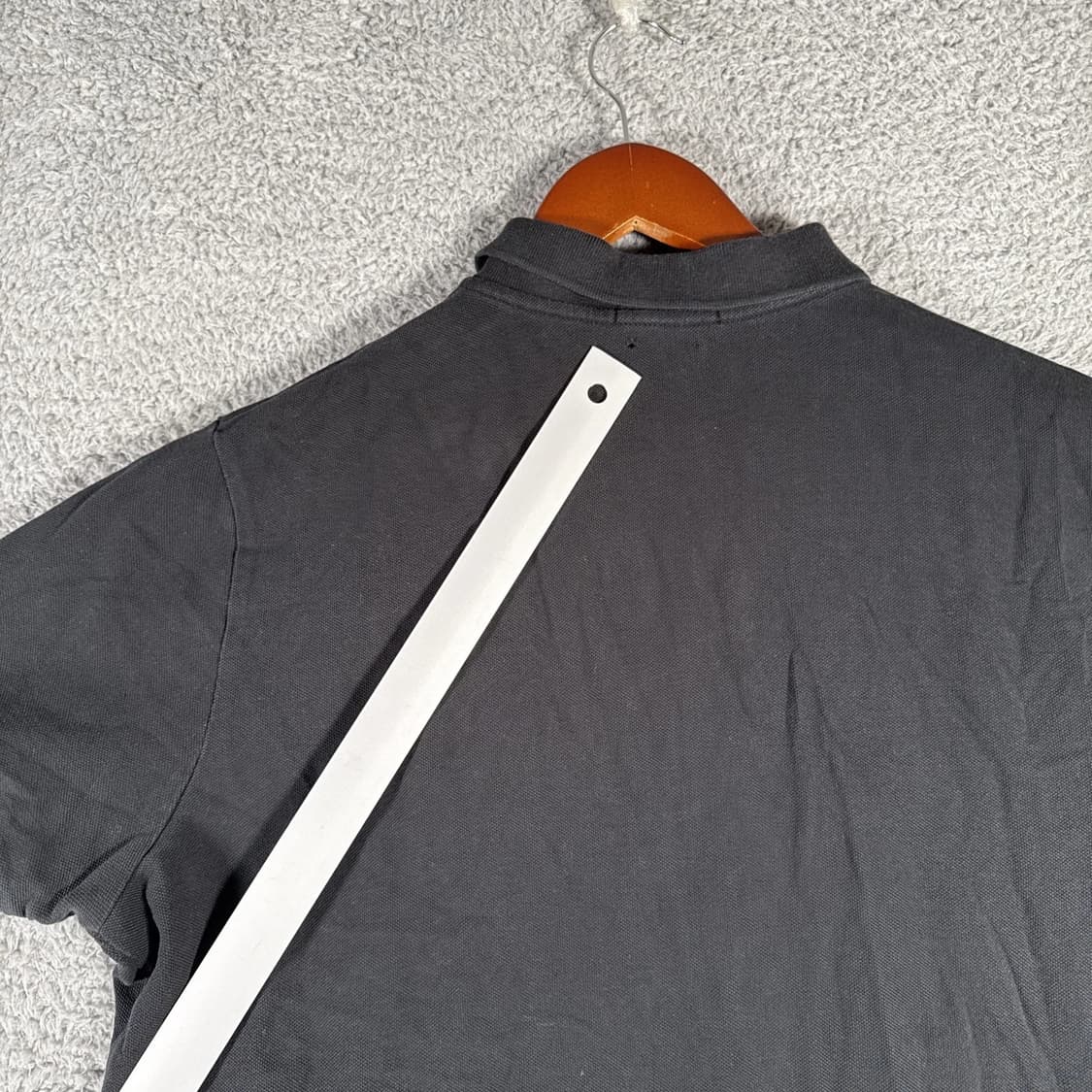 폴로 랄프로렌 빅포니 반팔 카라티 블랙 화이트 상품이미지8