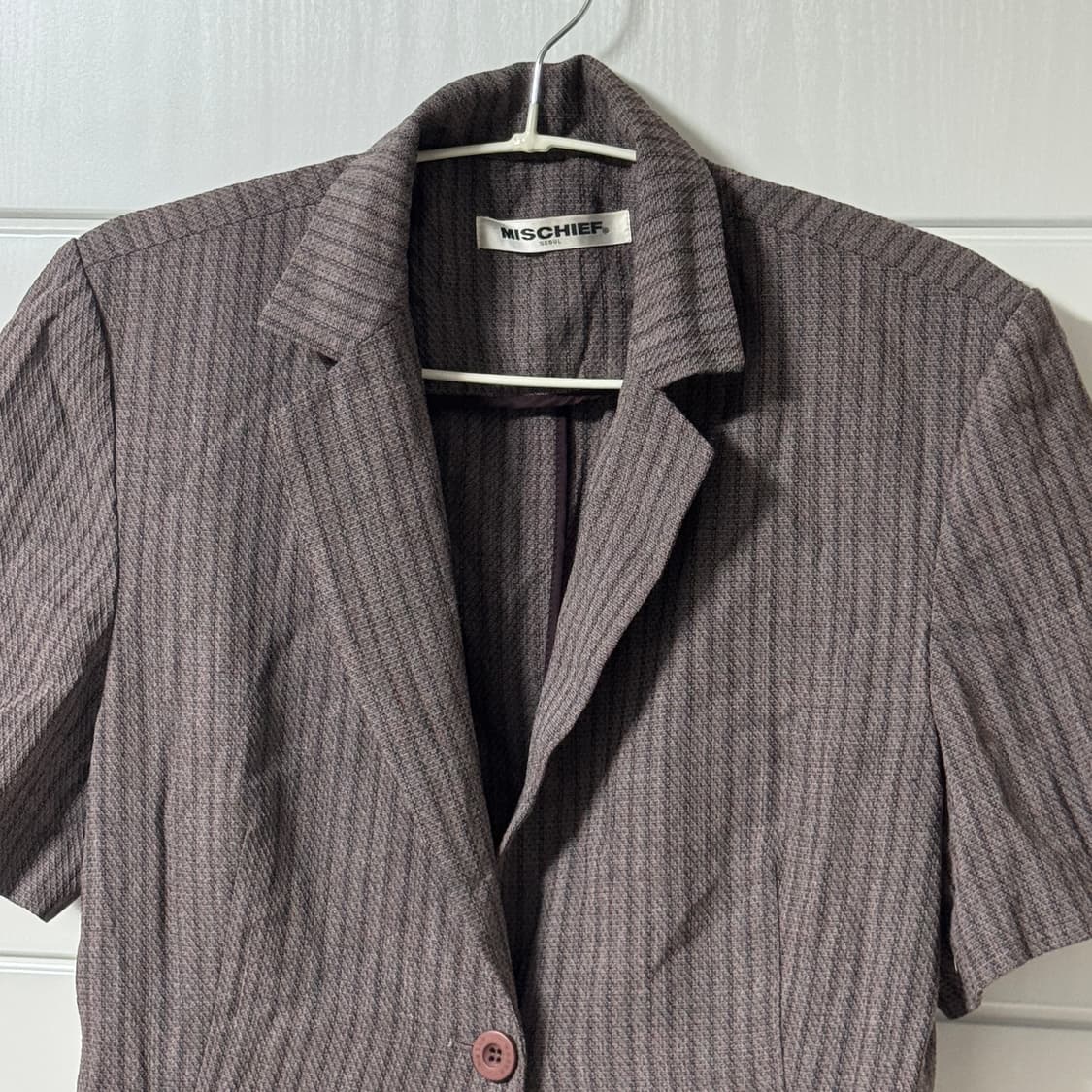 미스치프 반팔 블레이저 자켓 상품이미지3