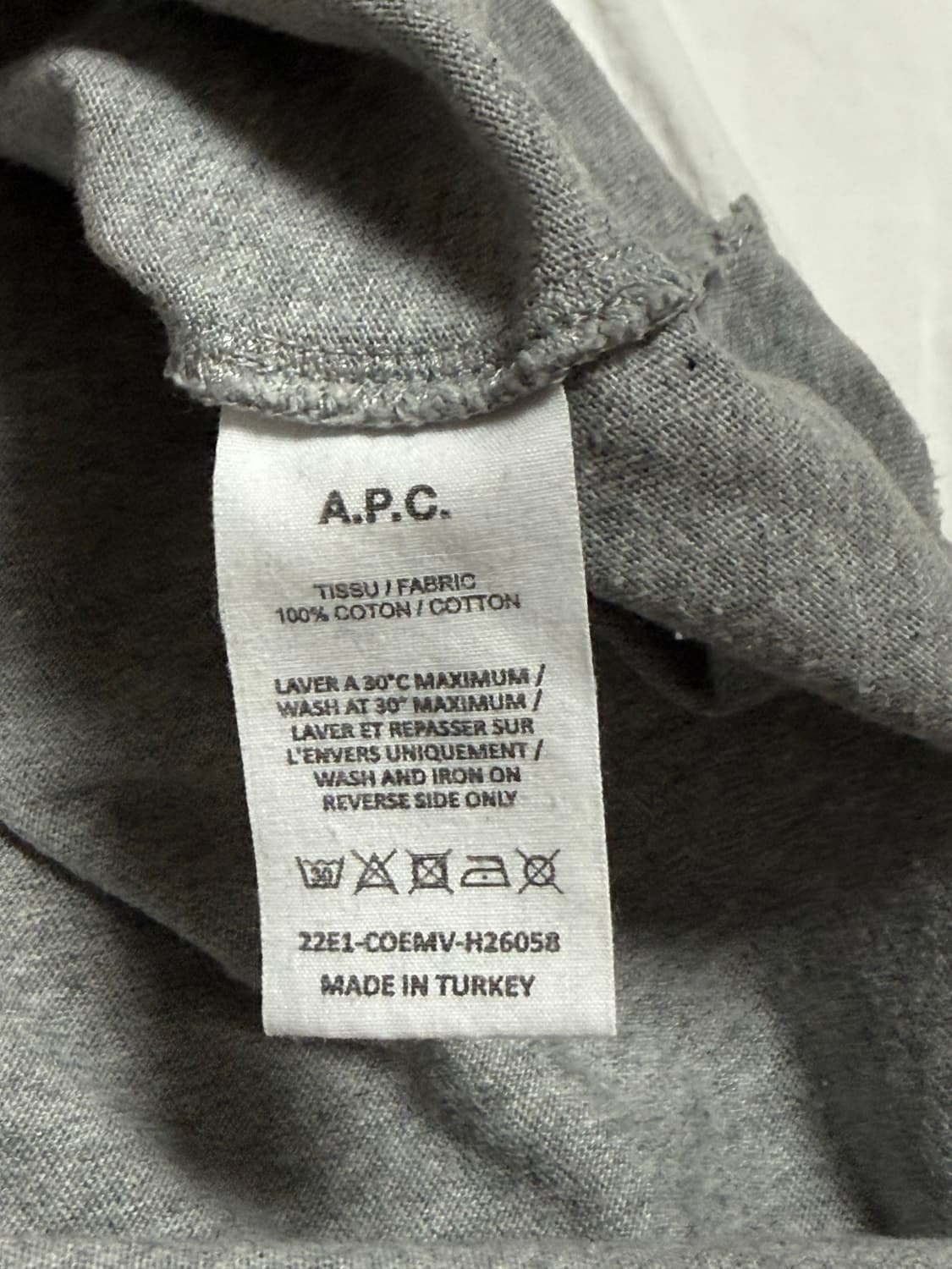 (신품급) APC 아페쎄 파타고니아 반팔티 XXL (110-115) 상품이미지3