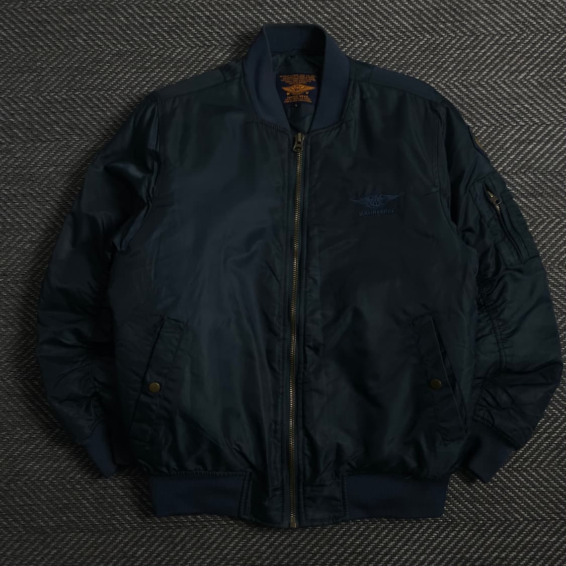 Captain Wevic USA 빈티지 ma-1 항공 점퍼자켓o 3955 상품이미지1