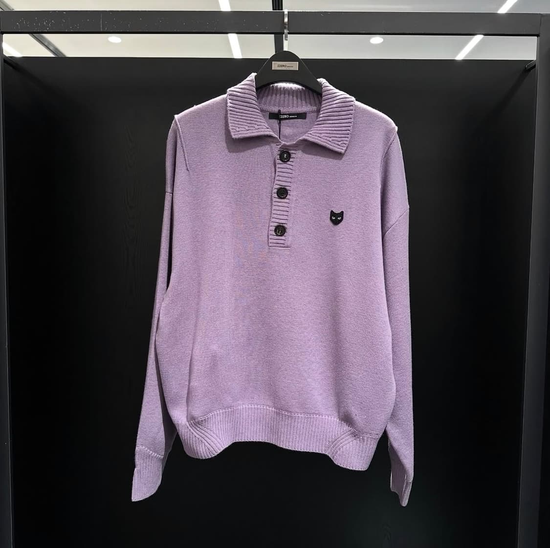 송지오 지제로 팬서 핸드 로프 카라 니트 상품이미지1