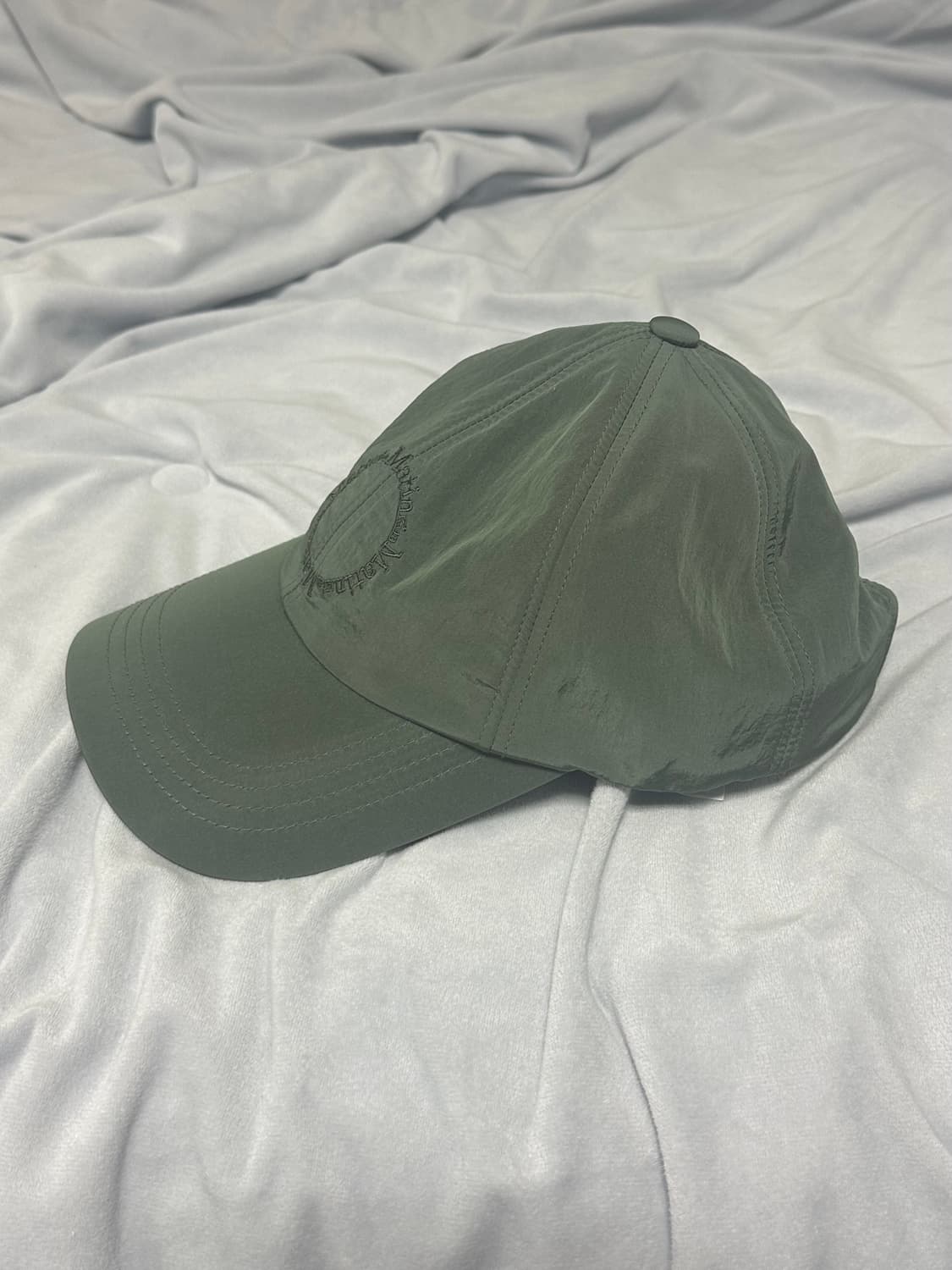 마뗑킴 크리스프 로고 볼캡 그린색상 상품이미지3