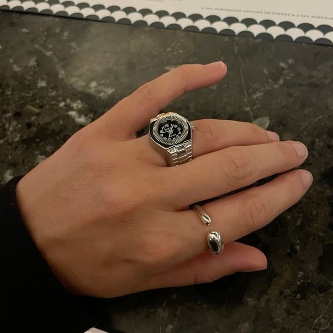 클래식 오픈 반지 상품이미지1