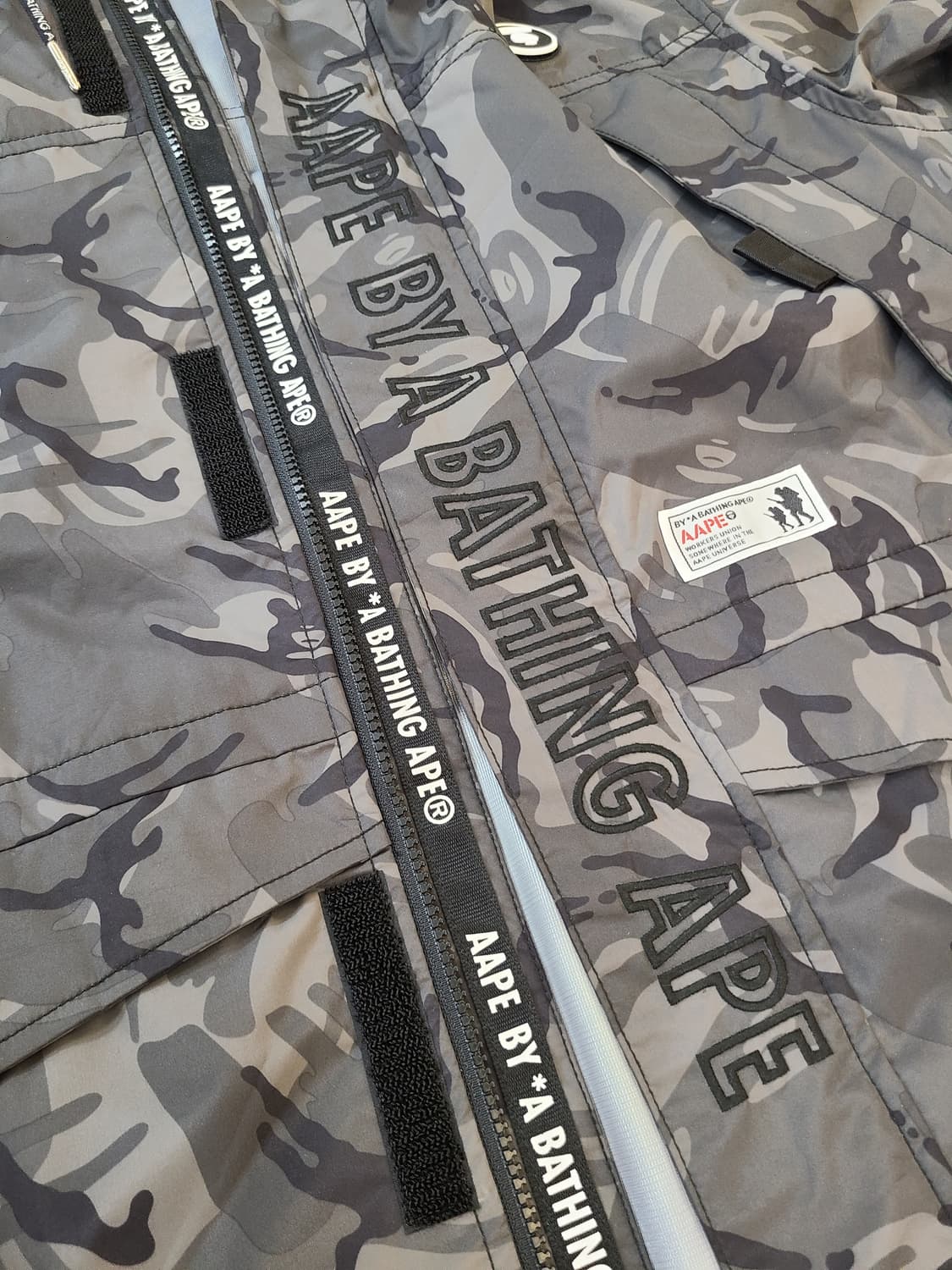[XL] 베이프 AAPE 바이 에이프 카모 바람막이 상품이미지8