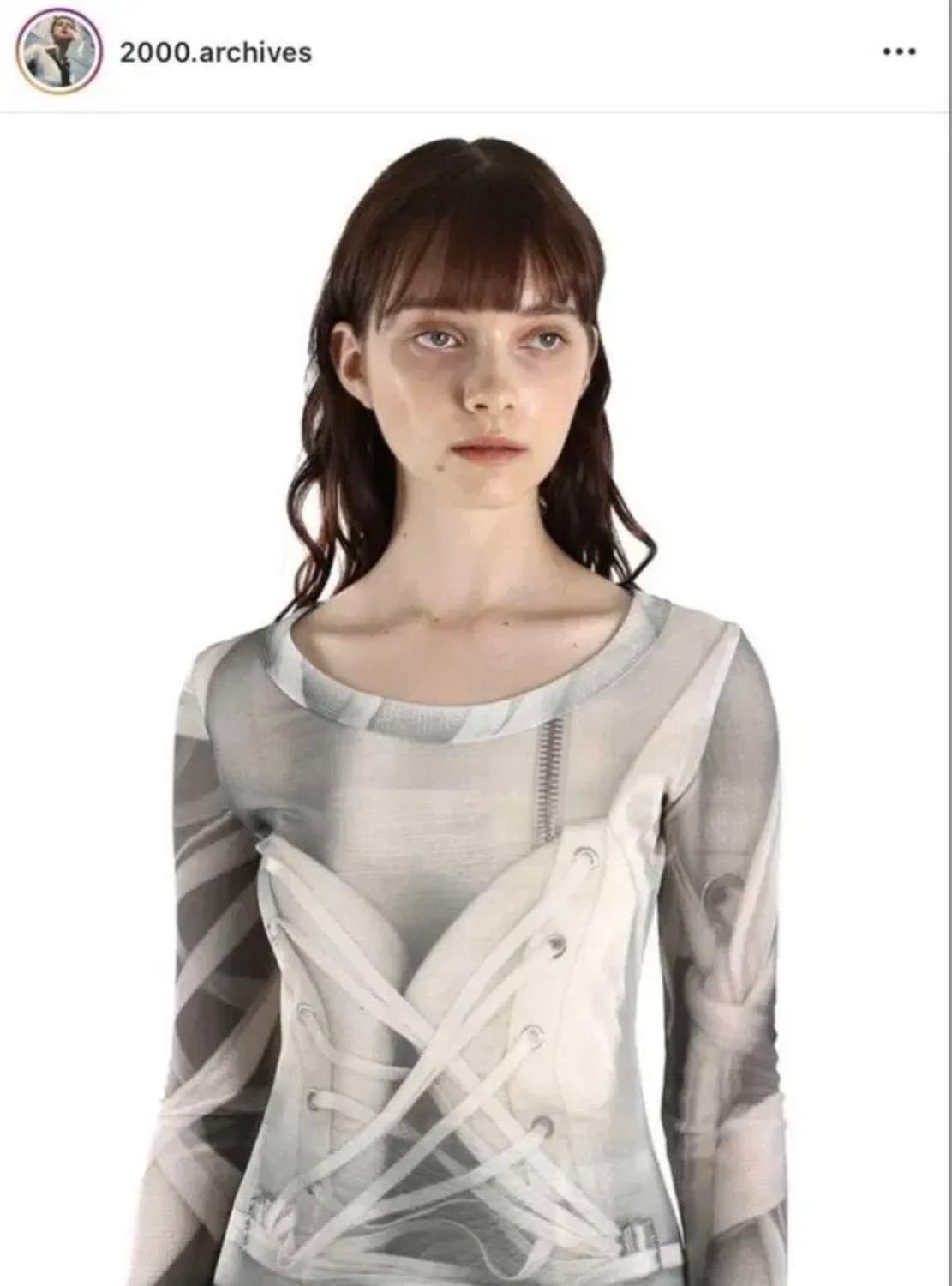 2000archives corset tee 상품이미지1