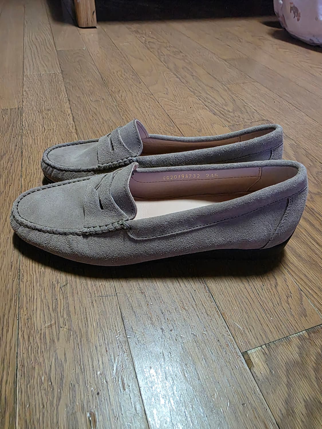 가이거 여성 세무 가죽 단화 상품이미지2