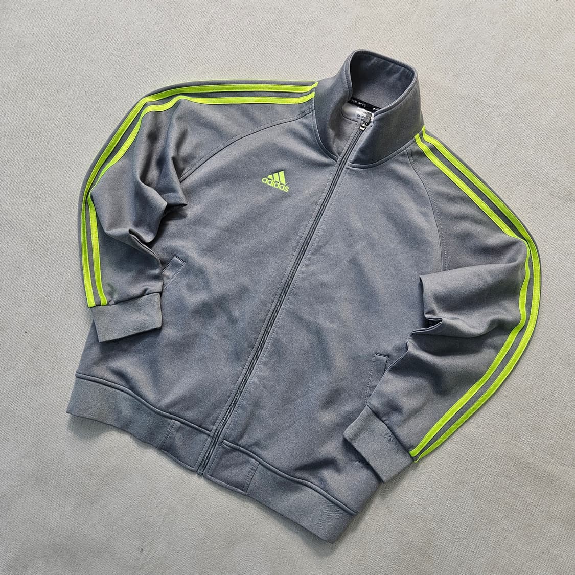 L 아디다스 형광사이드 라인 트랙탑 져지 0326Y 상품이미지1