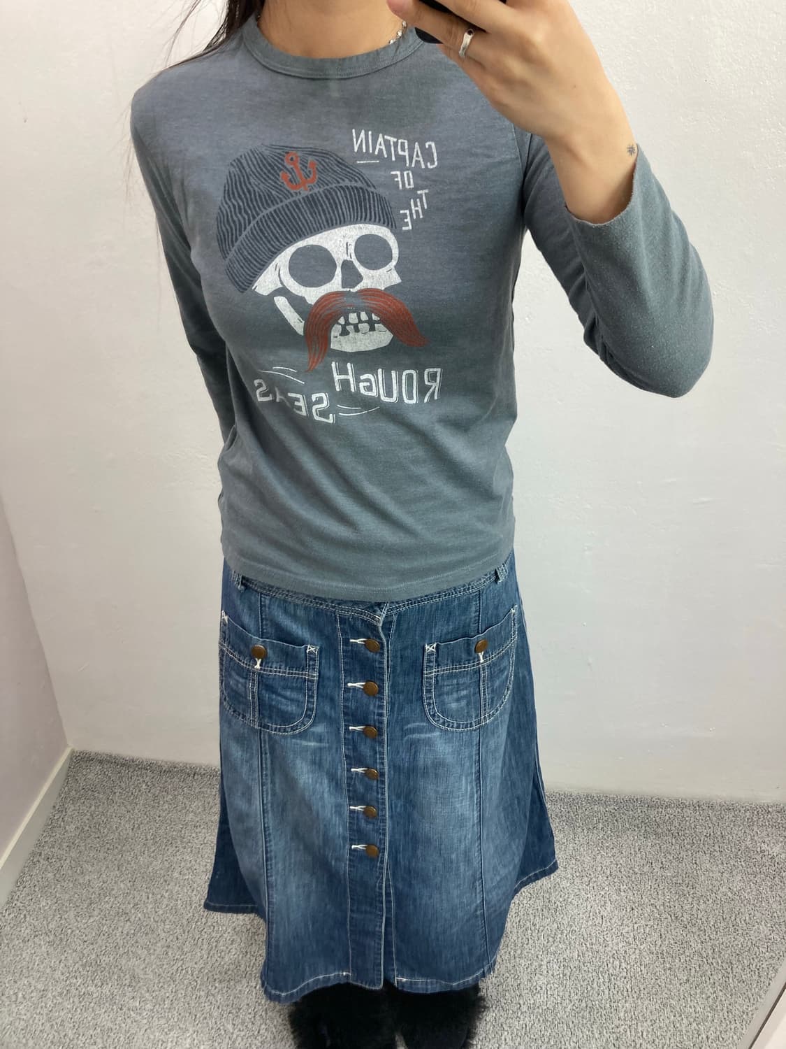 해골 긴팔티  상품이미지2