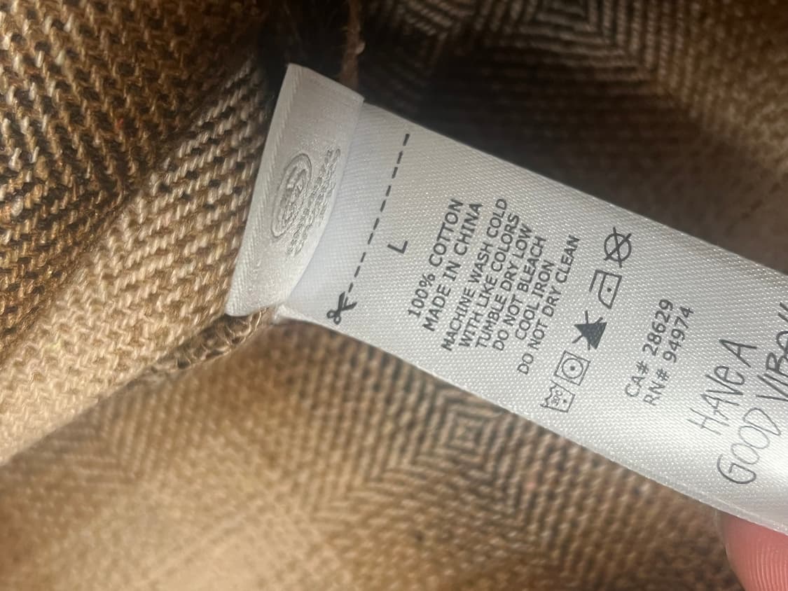 스투시 짐 셔츠 brown 상품이미지3