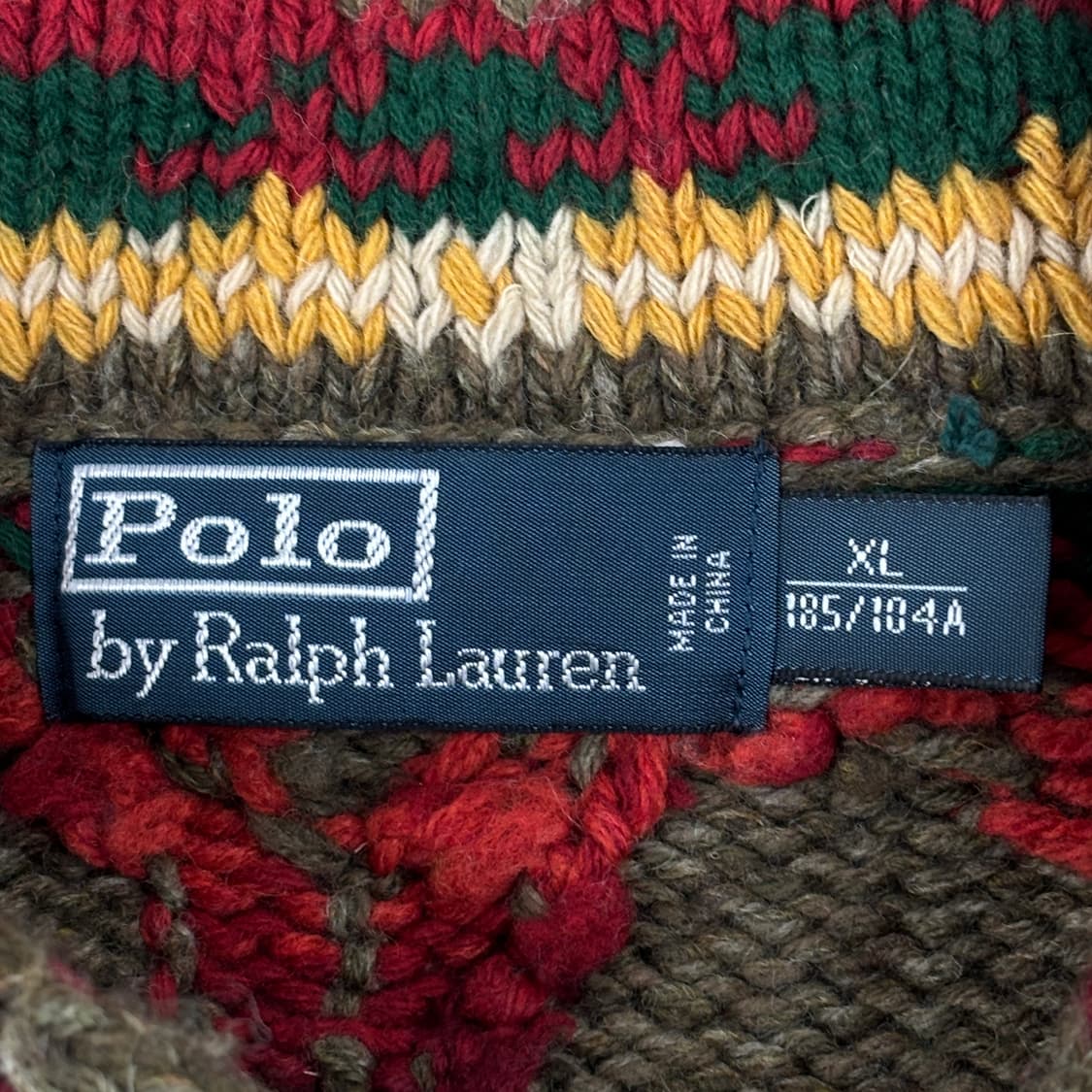 폴로 나바호 숄카라넥 니트 상품이미지5