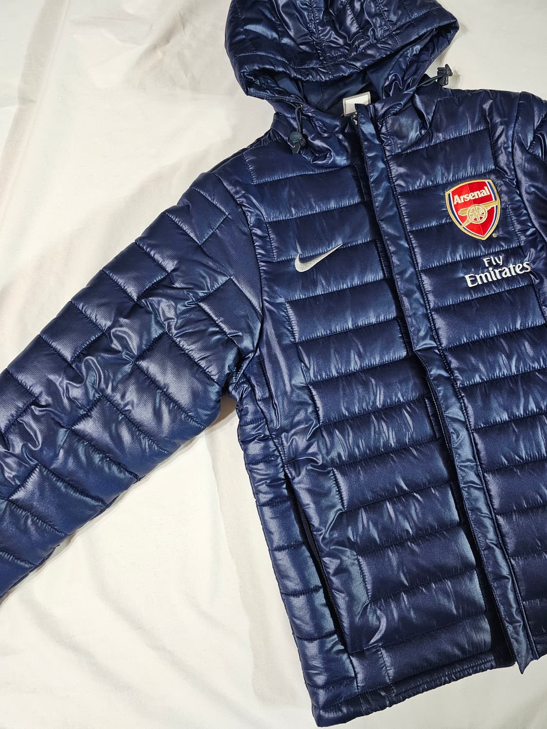 [xs] 09 나이키 아스날 FC 네이비 패딩 후드 점퍼 상품이미지3