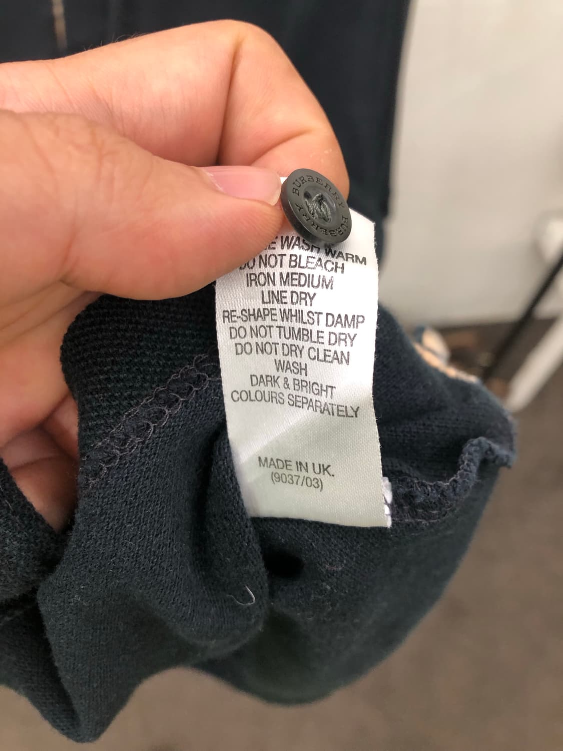 버버리 카라티 made in UK 상품이미지4
