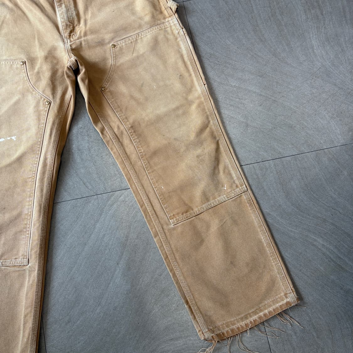 칼하트 정품 브라운 더블니 팬츠 바지 상품이미지4