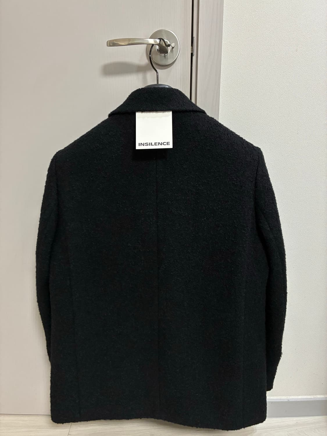 인사일런스우먼 윈터 부클 투웨이 자켓 블랙 XS 상품이미지5