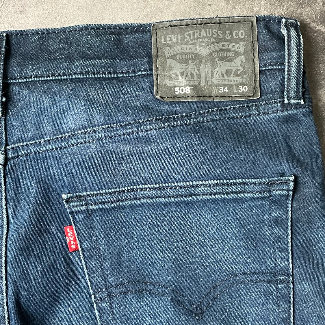 LEVI'S 리바이스508 레귤러 테이퍼드핏 데님 코튼팬츠 A00382 상품이미지7