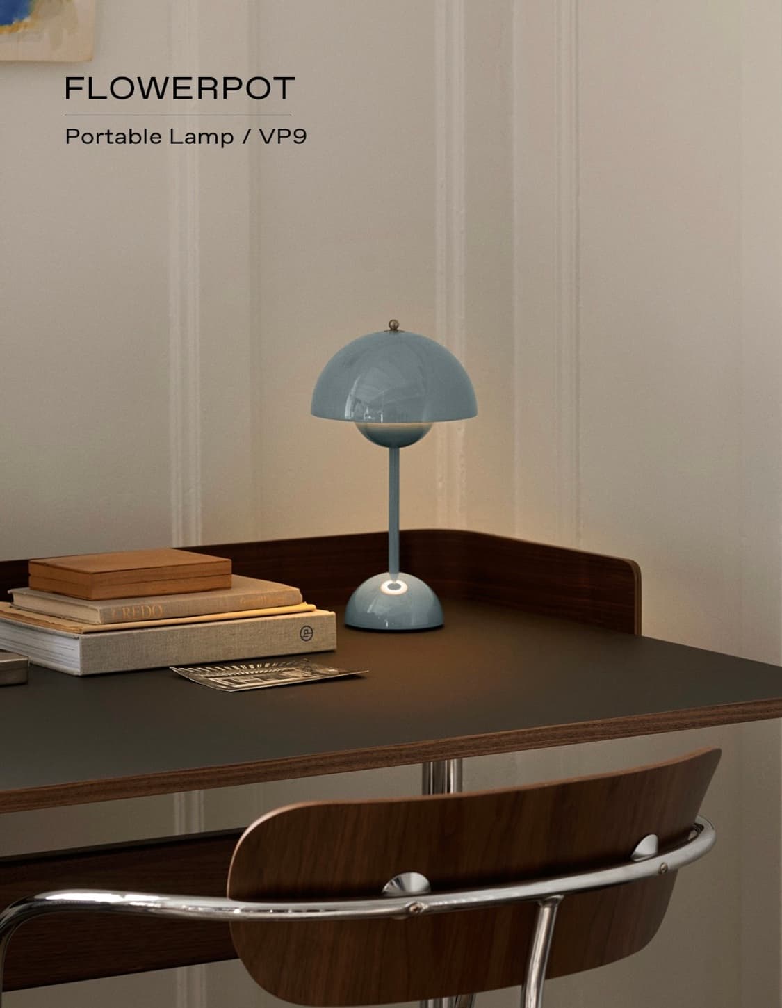 Flowerpot Portable Lamp VP9 (Stone Blue) 상품이미지2