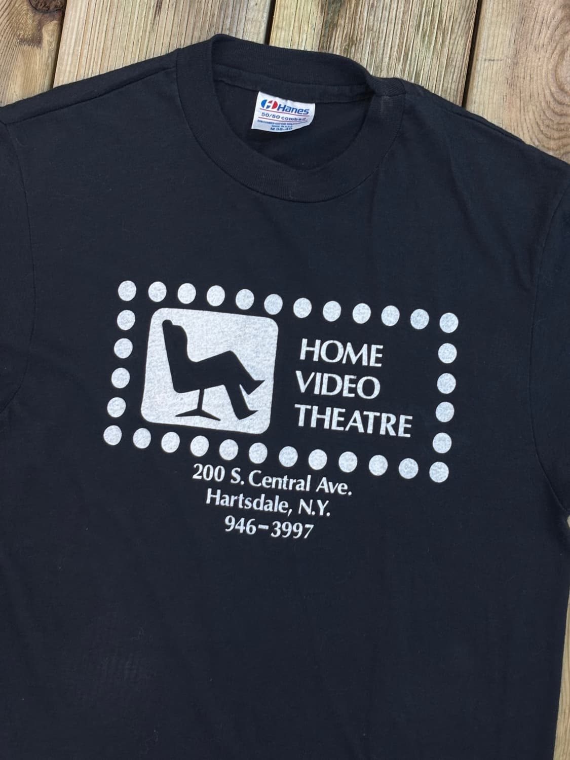 90s Hanes Home Video Theatre 빈티지 프린팅 티셔츠 상품이미지6