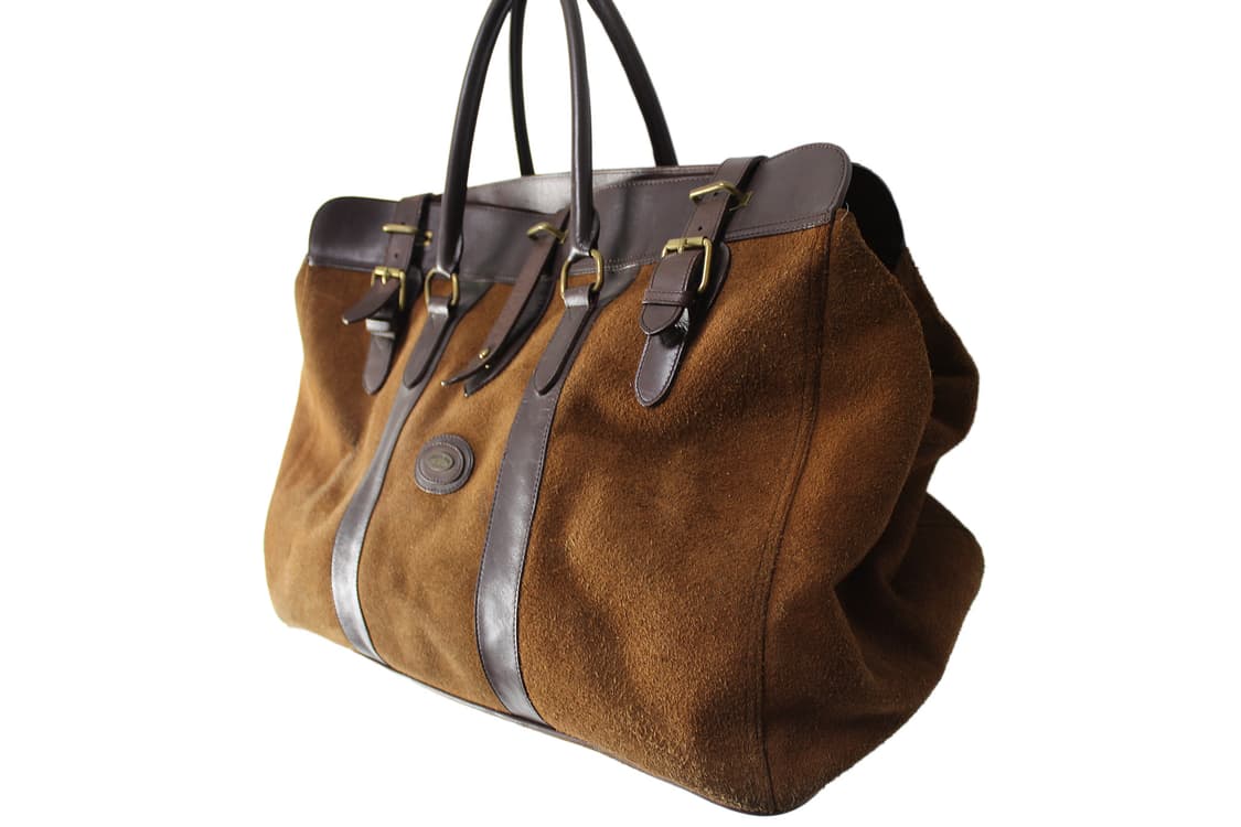 1990s USA CHARLIE’S HEIR 찰리스허 스웨이드 보스턴백 상품이미지3