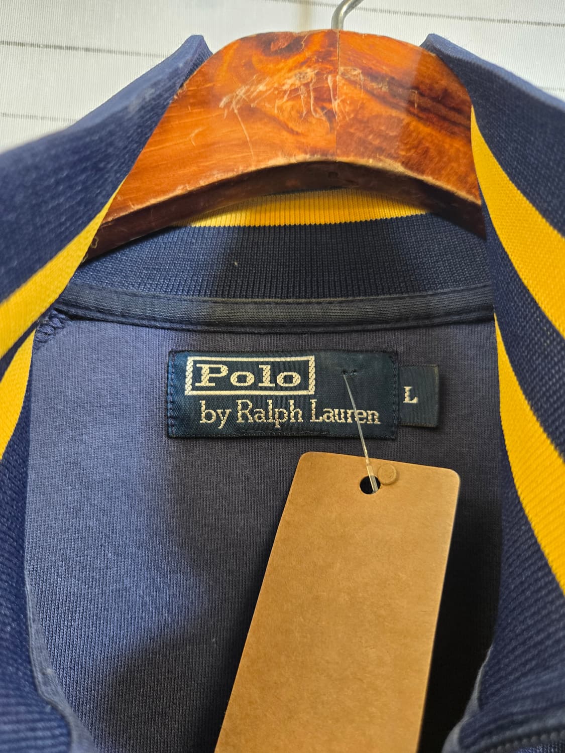 폴로 네이비/옐로우 트랙 자켓 상품이미지6