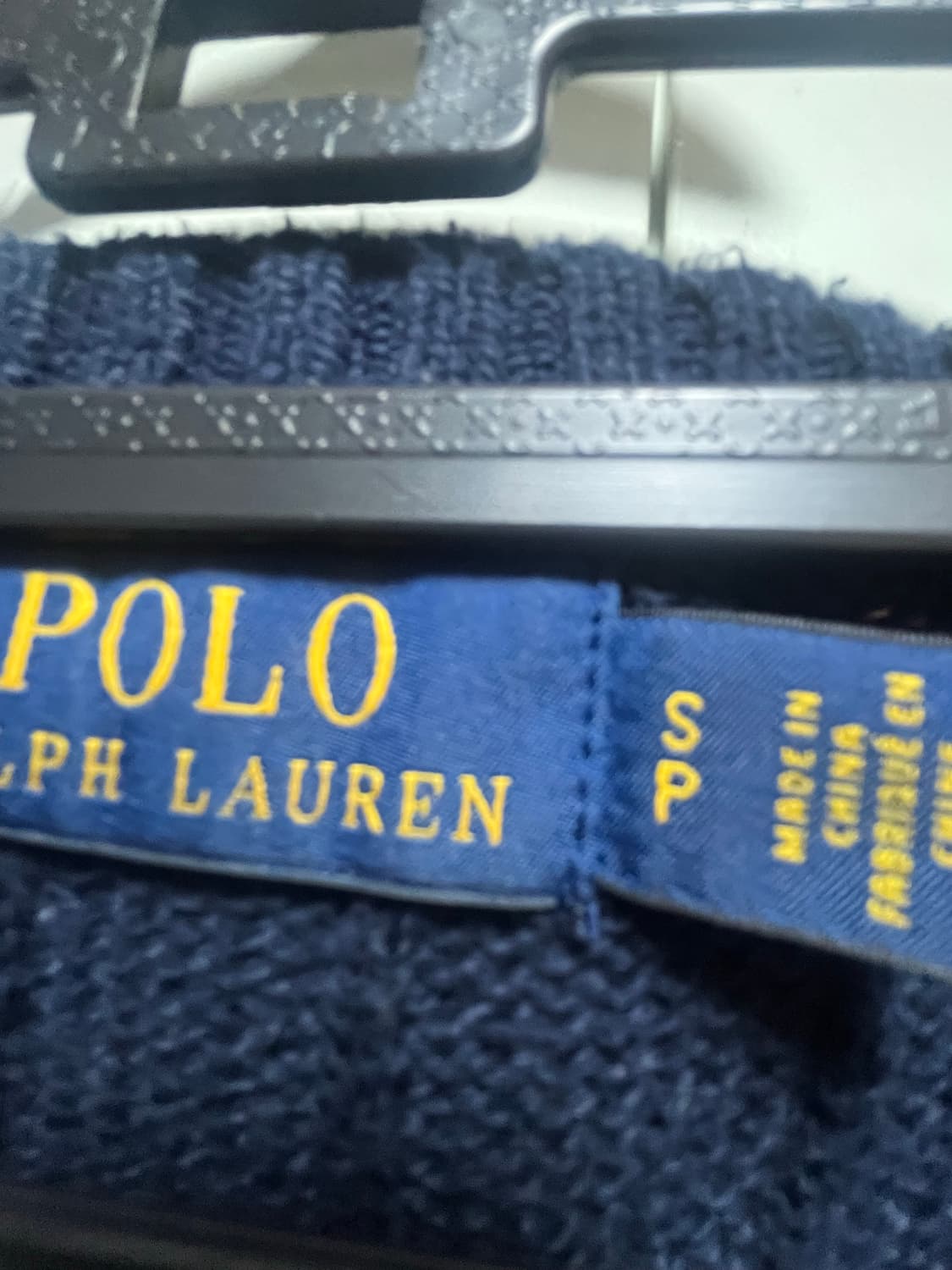 폴로 꽈배기니트 네이비 상품이미지2