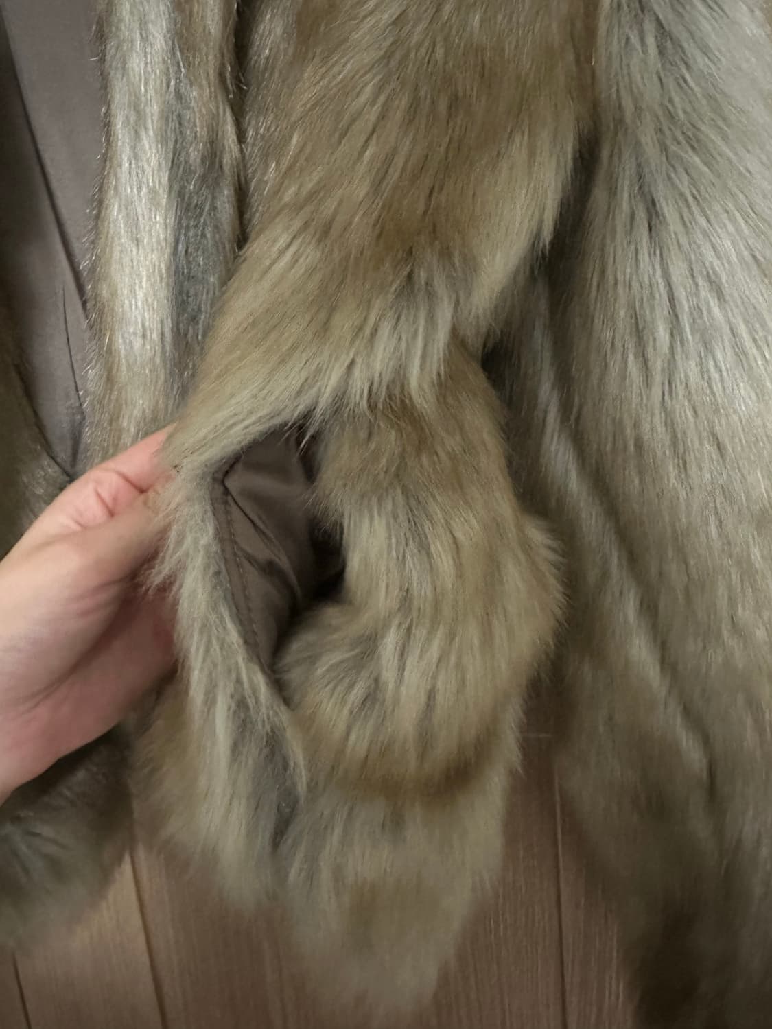 언라벨 퍼자켓 상품이미지4