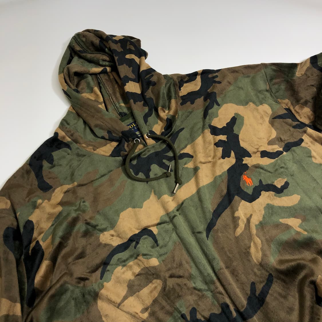 새상품) 폴로 랄프로렌 카모 슬립 수면 후드티 4XL 상품이미지3