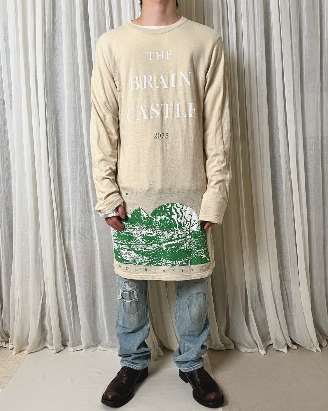 언더커버 18ss 브레인 캐슬 롱 티셔츠 undercover 상품이미지7