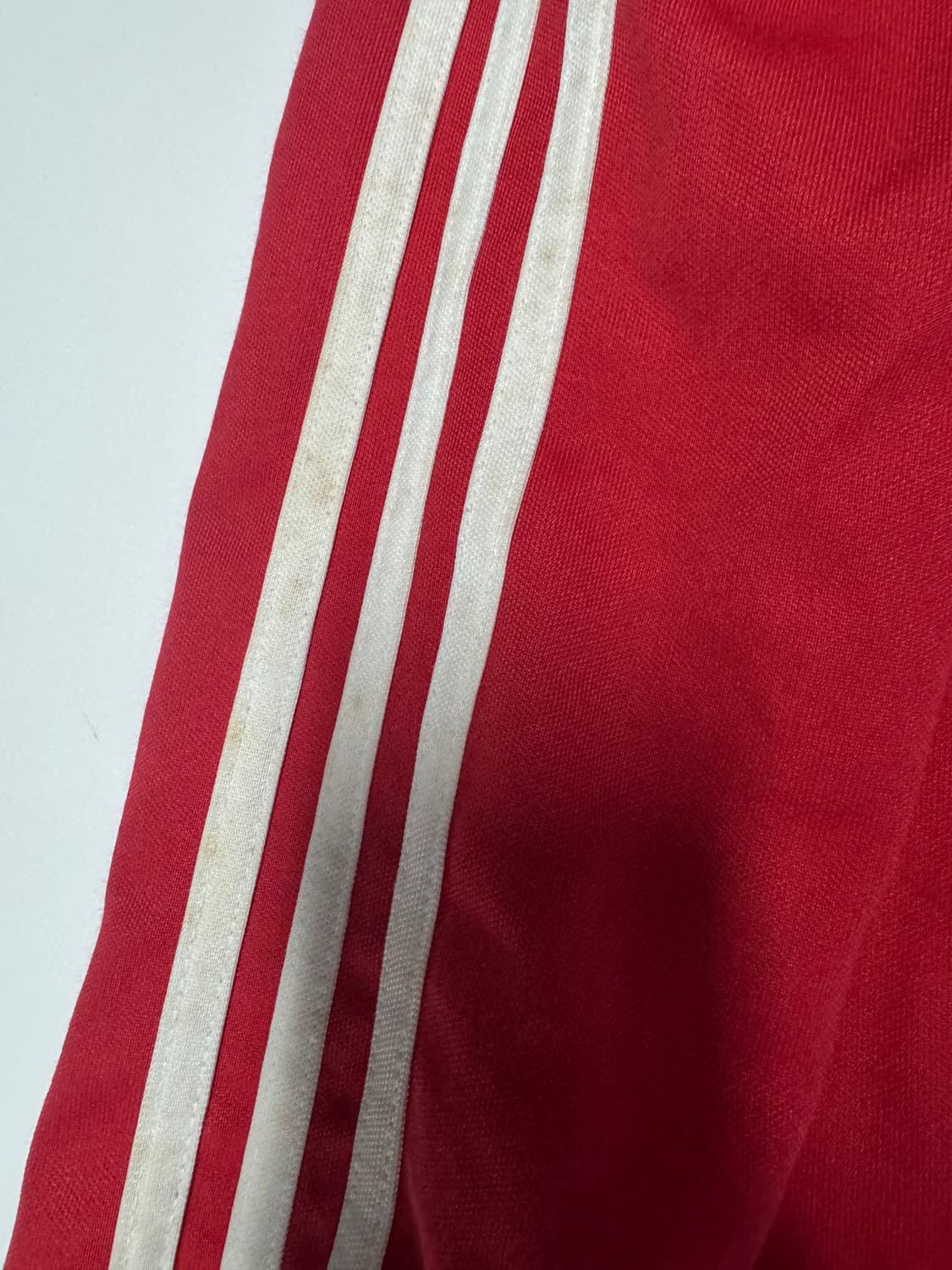 공용 희귀!! 아디다스 레드 유로파 트랙 삼선 져지 S~ M 상품이미지6