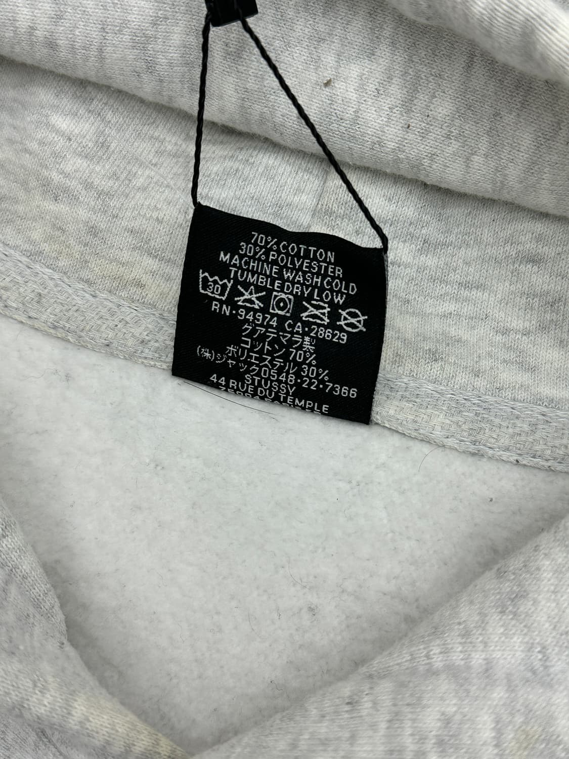 stussy 스투시 빅로고 후드티 XL 상품이미지5