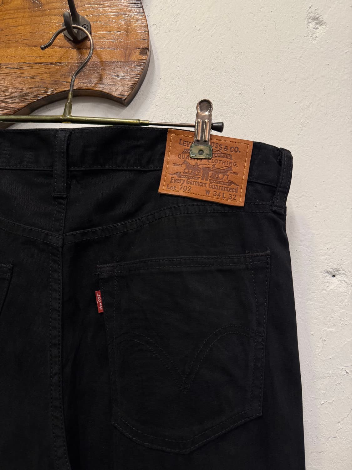 (33.5inch) Levis 리바이스 702 Black Pants 상품이미지3