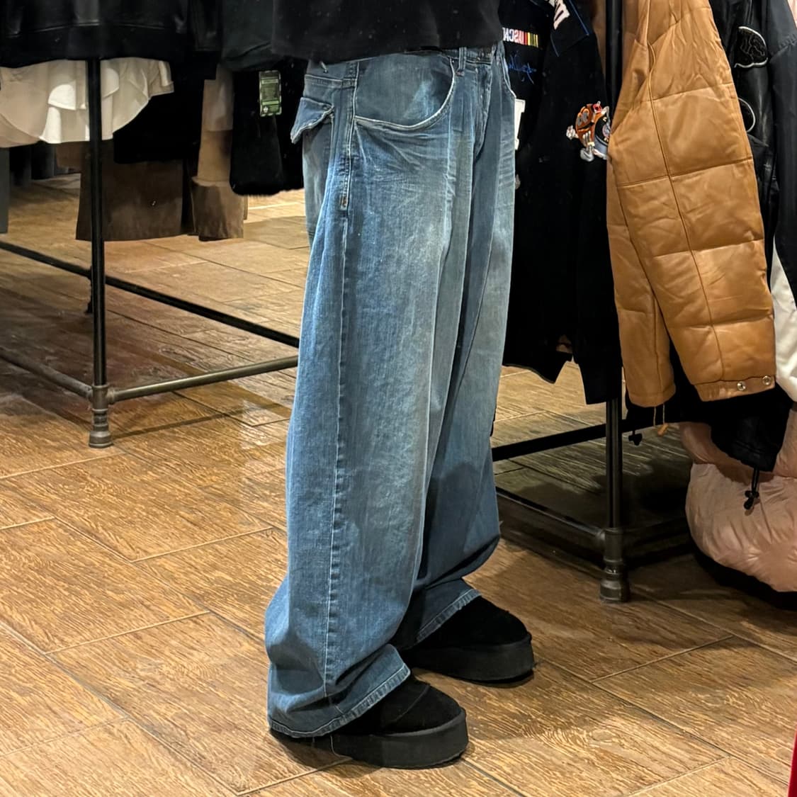 [HI] VTG 포켓 데님와이드팬츠 상품이미지4