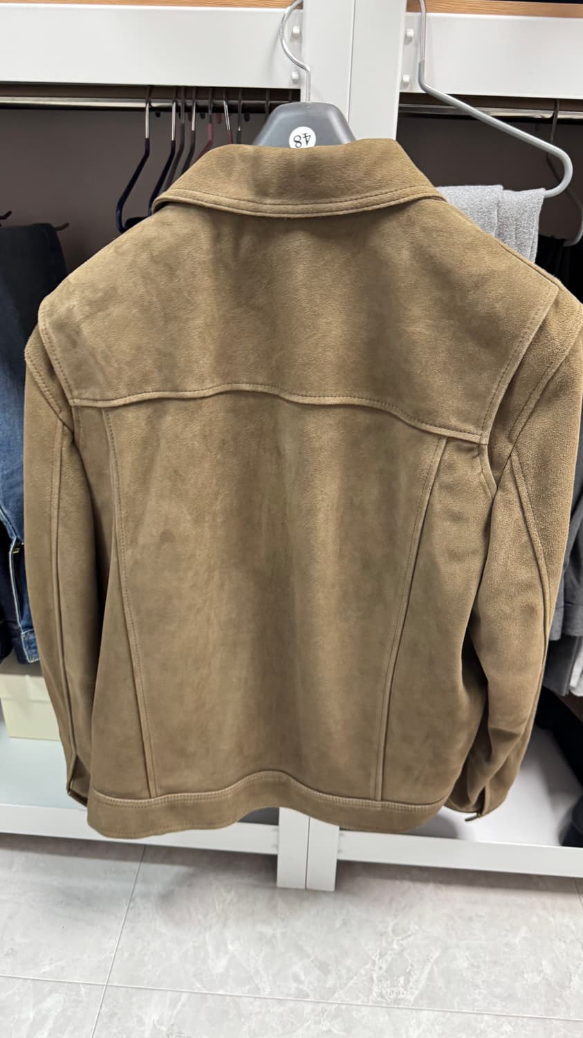 느와르 라르메스 스웨이드 jk#2 카키브라운 48->46 교환 상품이미지2