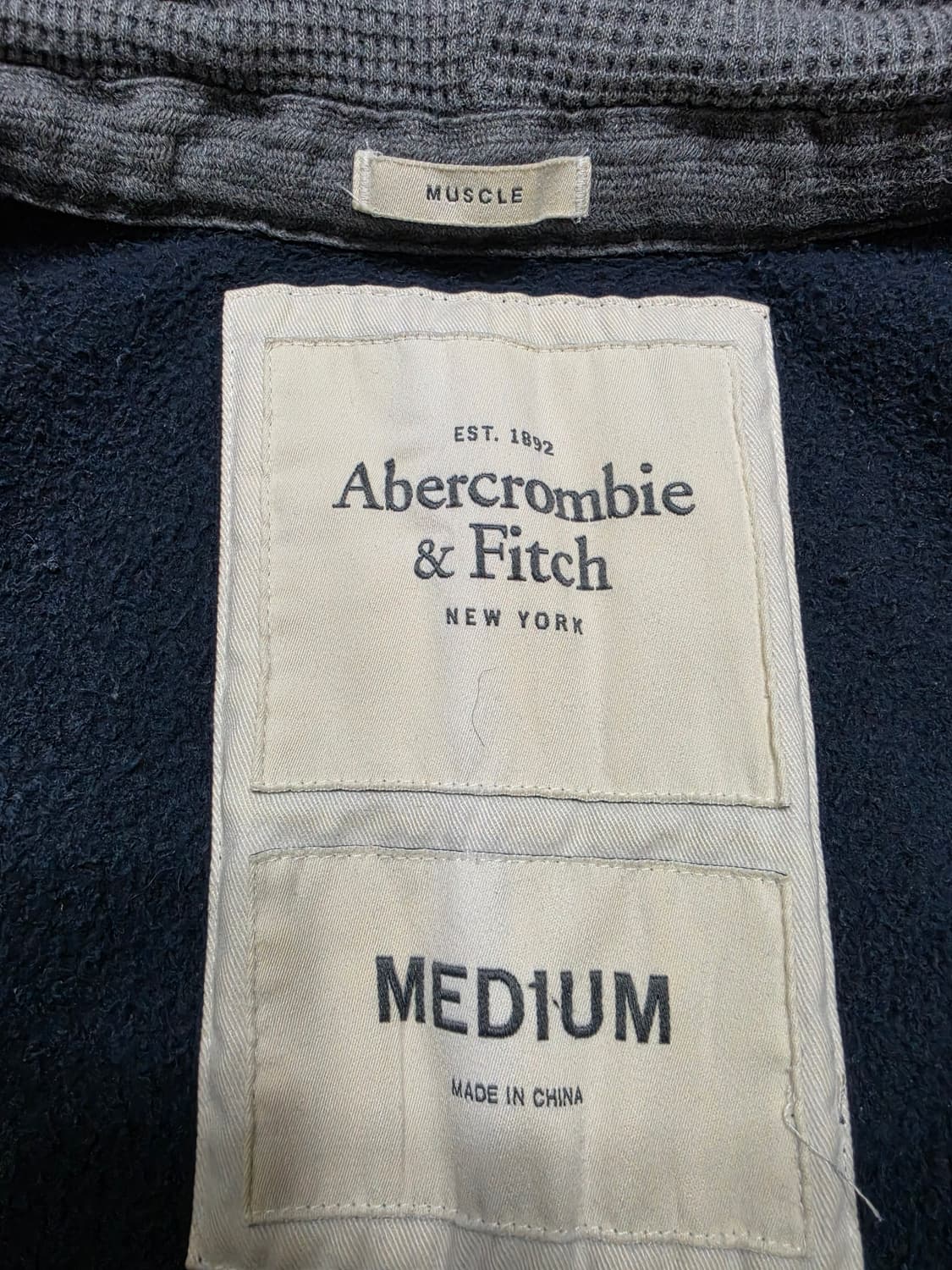 아베크롬비 앤 피치 빈티지 후드집업 M 상품이미지7