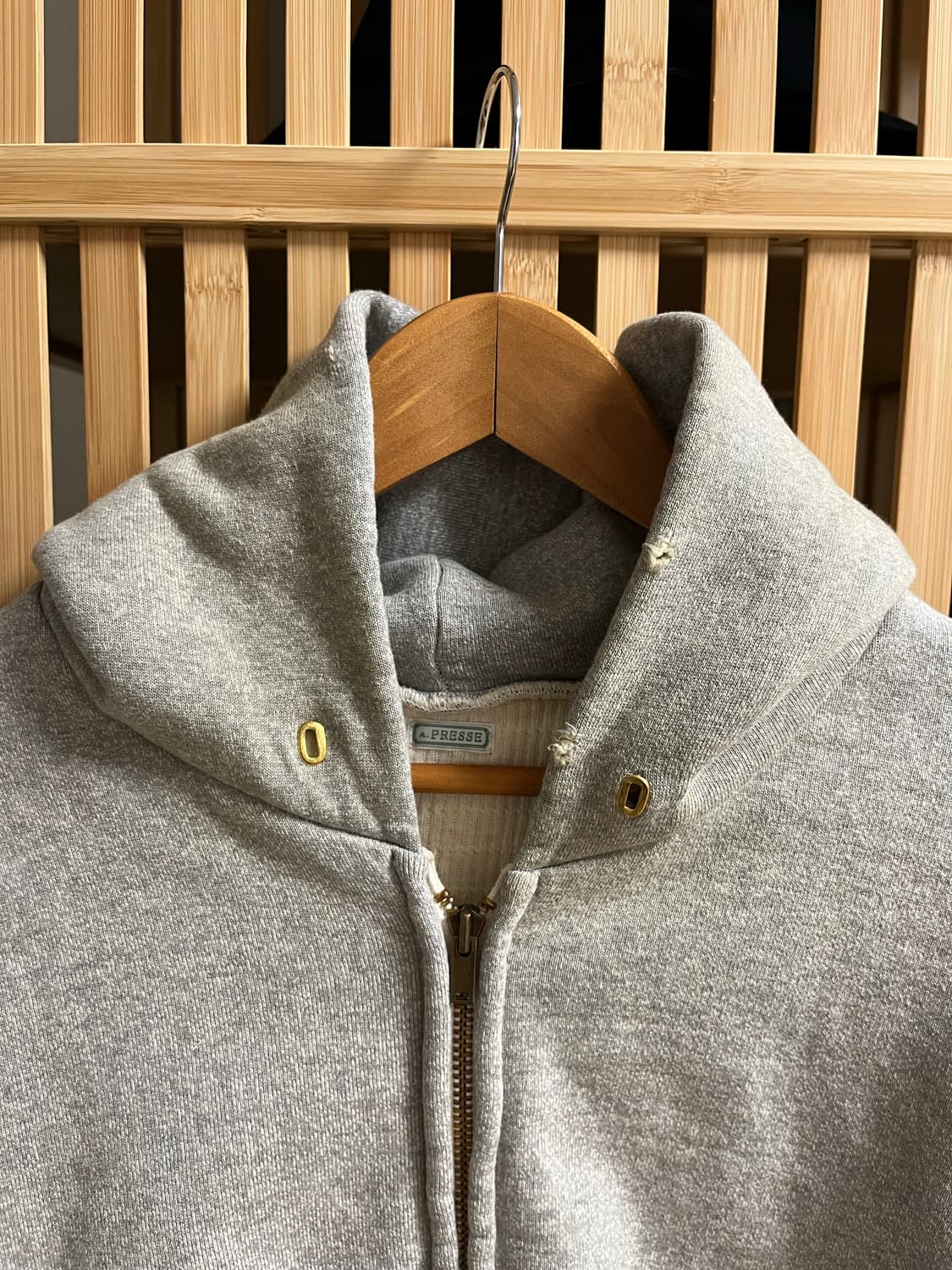 아프레쎄 빈티지 집 후디 그레이 4 상품이미지5