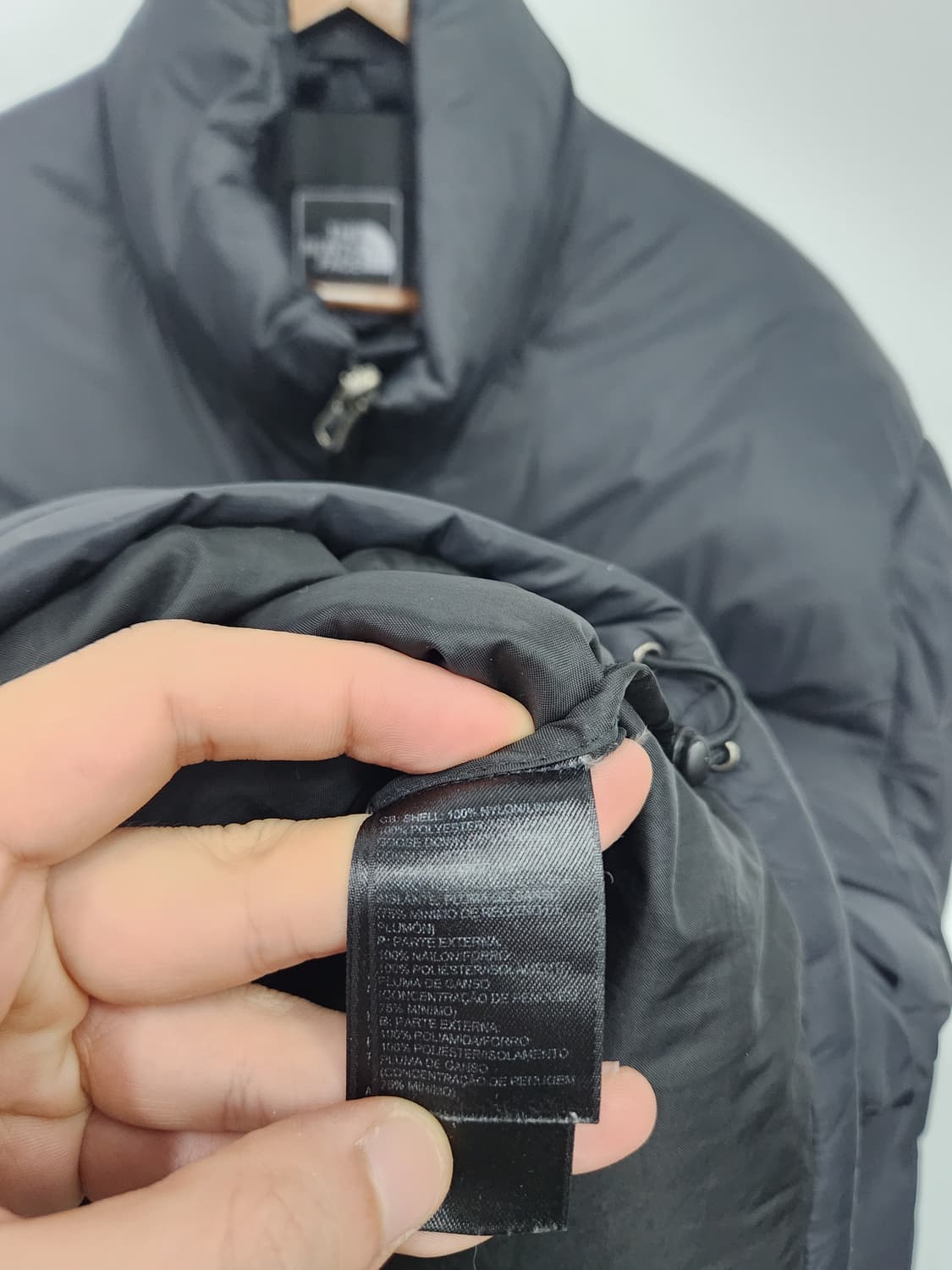 노스페이스 550 블랙 패딩 상품이미지6