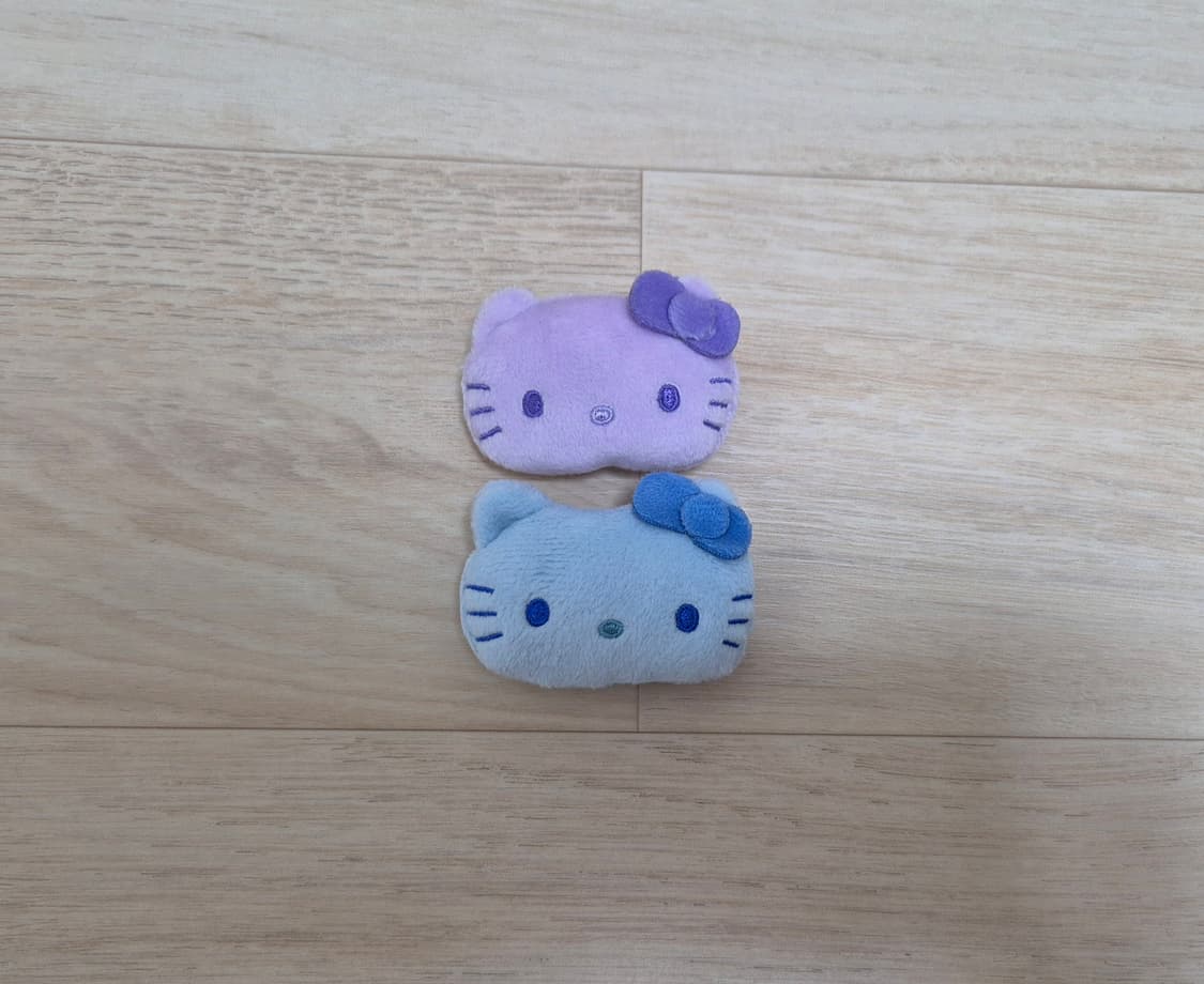 산리오 헬로키티 파스텔 컬러 뱃지 키링 인형 일괄판매 상품이미지1