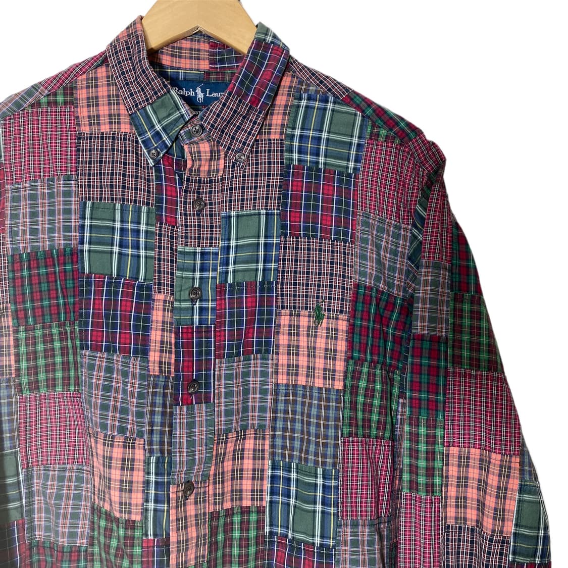 폴로 랄프로렌 패치워크 셔츠 L  상품이미지3