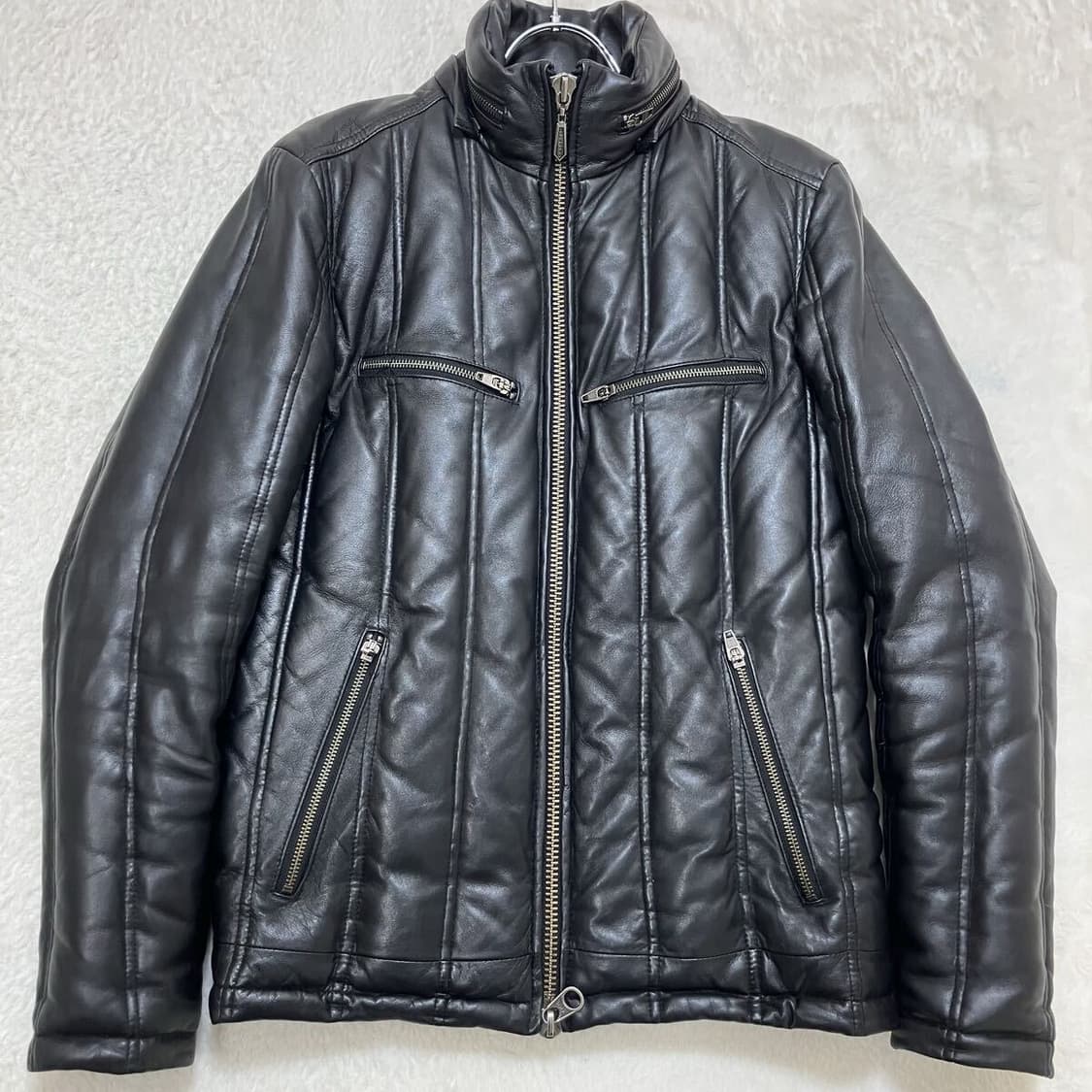 Jack rose 투웨이 레더 패딩 자켓 상품이미지1