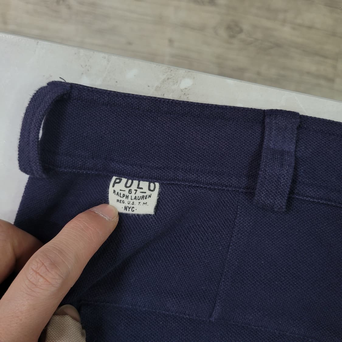 Polo 폴로 랄프로렌 네이비 카고 면 반바지 상품이미지3