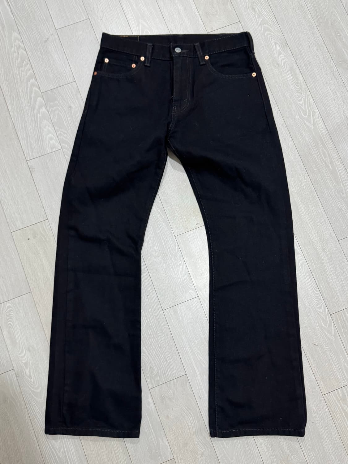 리바이스 517 부츠컷 블랙 데님팬츠 상품이미지1