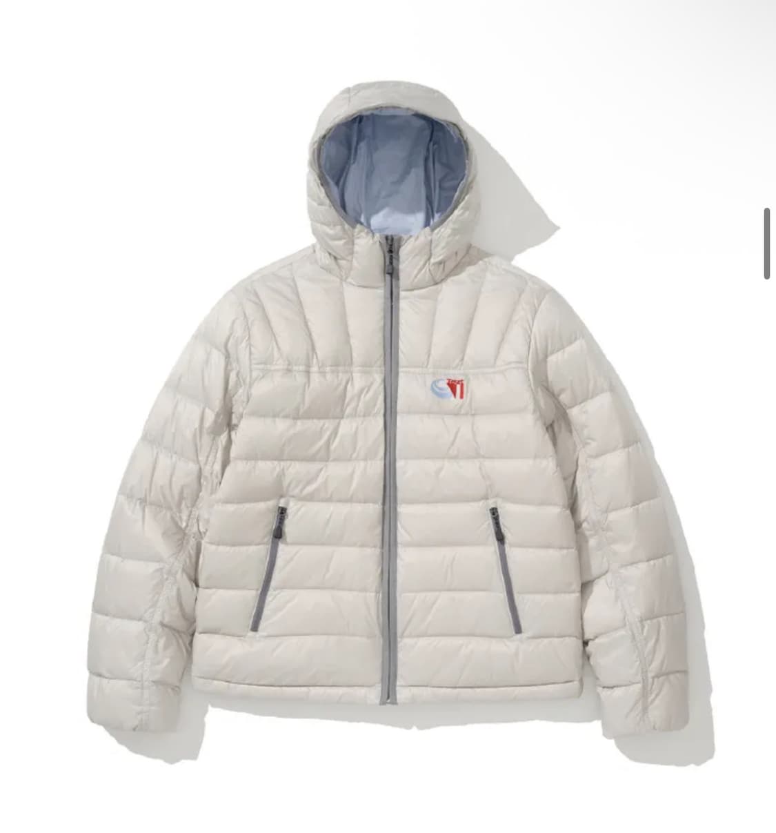 테켓 경량패딩 라이트 그레이 M 상품이미지1