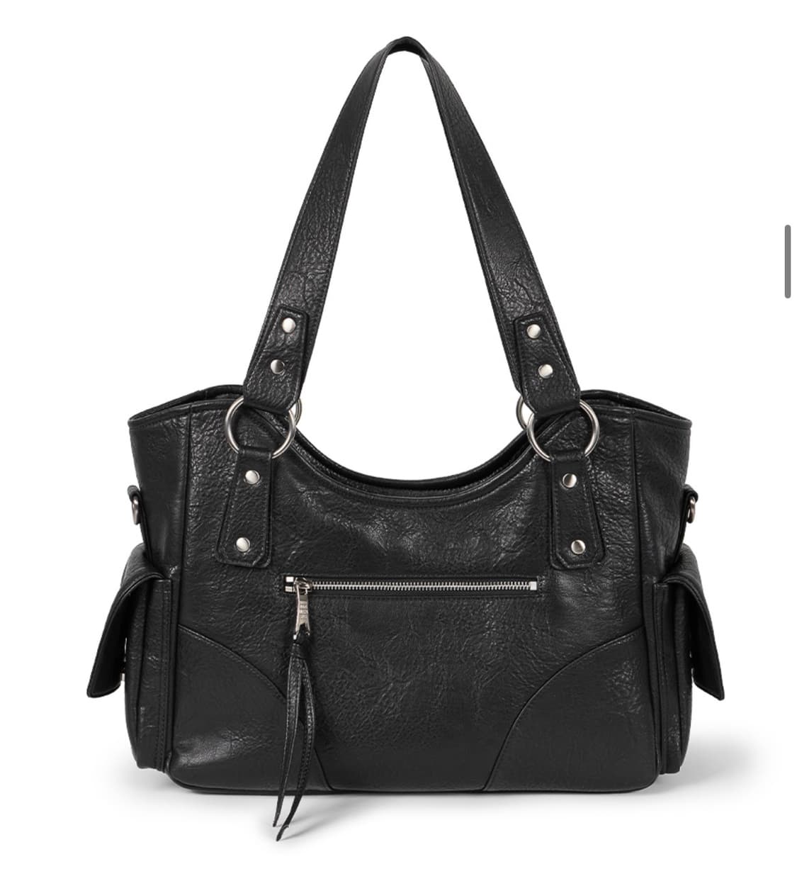 이우가마카라스 스터디드 레더 숄더백 블랙 상품이미지8